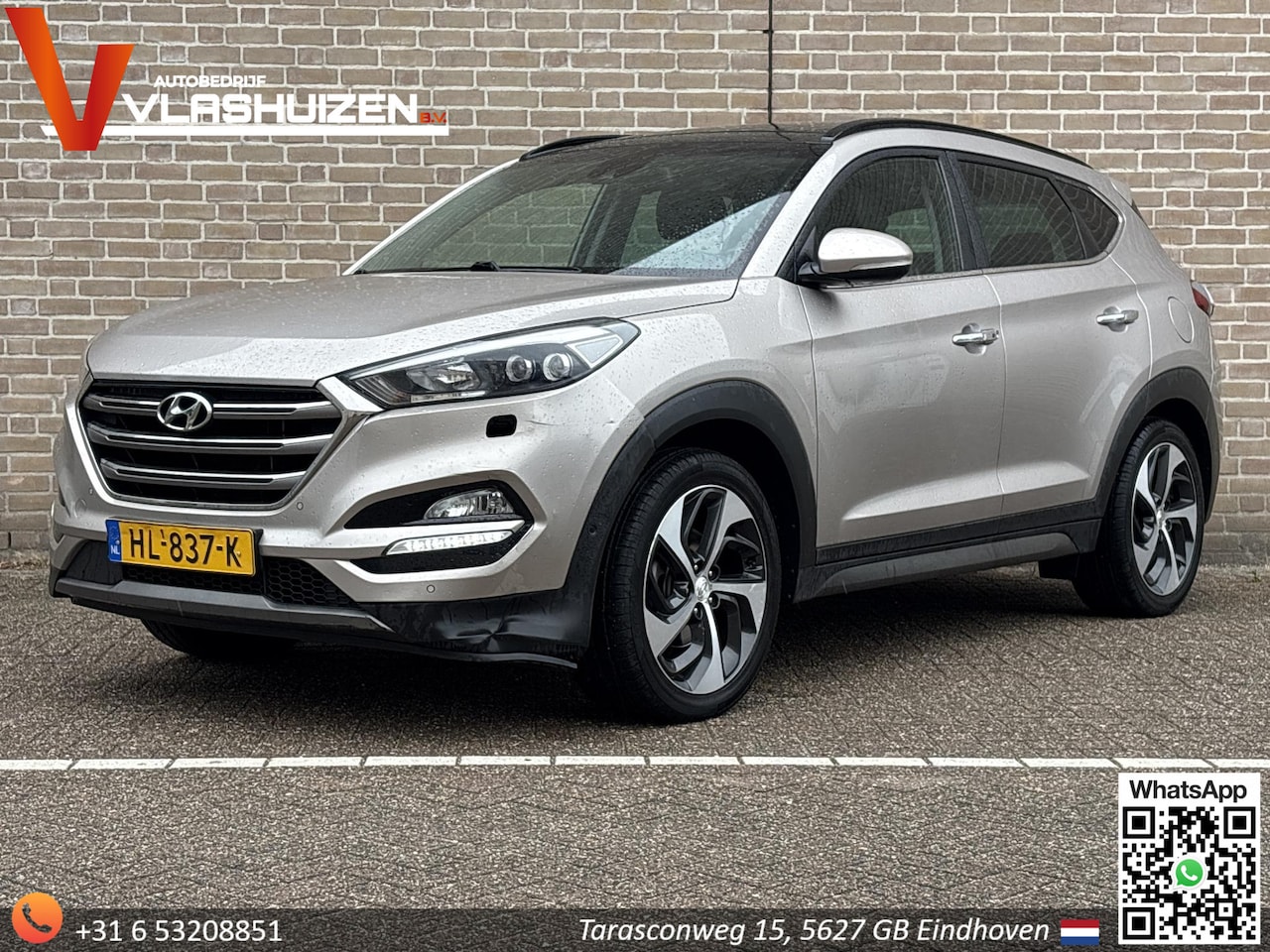 Hyundai Tucson - 1.6 T-GDi Premium 4WD Automaat | € 8.200,- NETTO! | Leder | Pano | Climate | Cruise | Navi - AutoWereld.nl