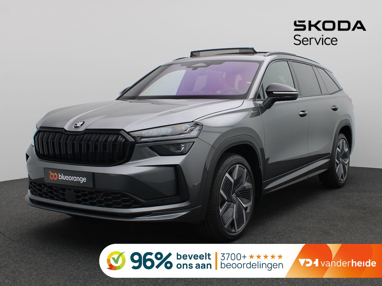 Skoda Kodiaq - 1.5 TSI MHEV Sportline Business 7p 150PK DSG Panoramadak, Trekhaak, 20" LM Velgen, Matrix - AutoWereld.nl