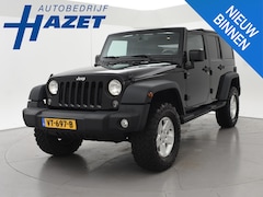 Jeep Wrangler - 2.8 CRD 200 PK SPORT AUT. 4X4 GRIJS KENTEKEN *MARGE* + TREKHAAK