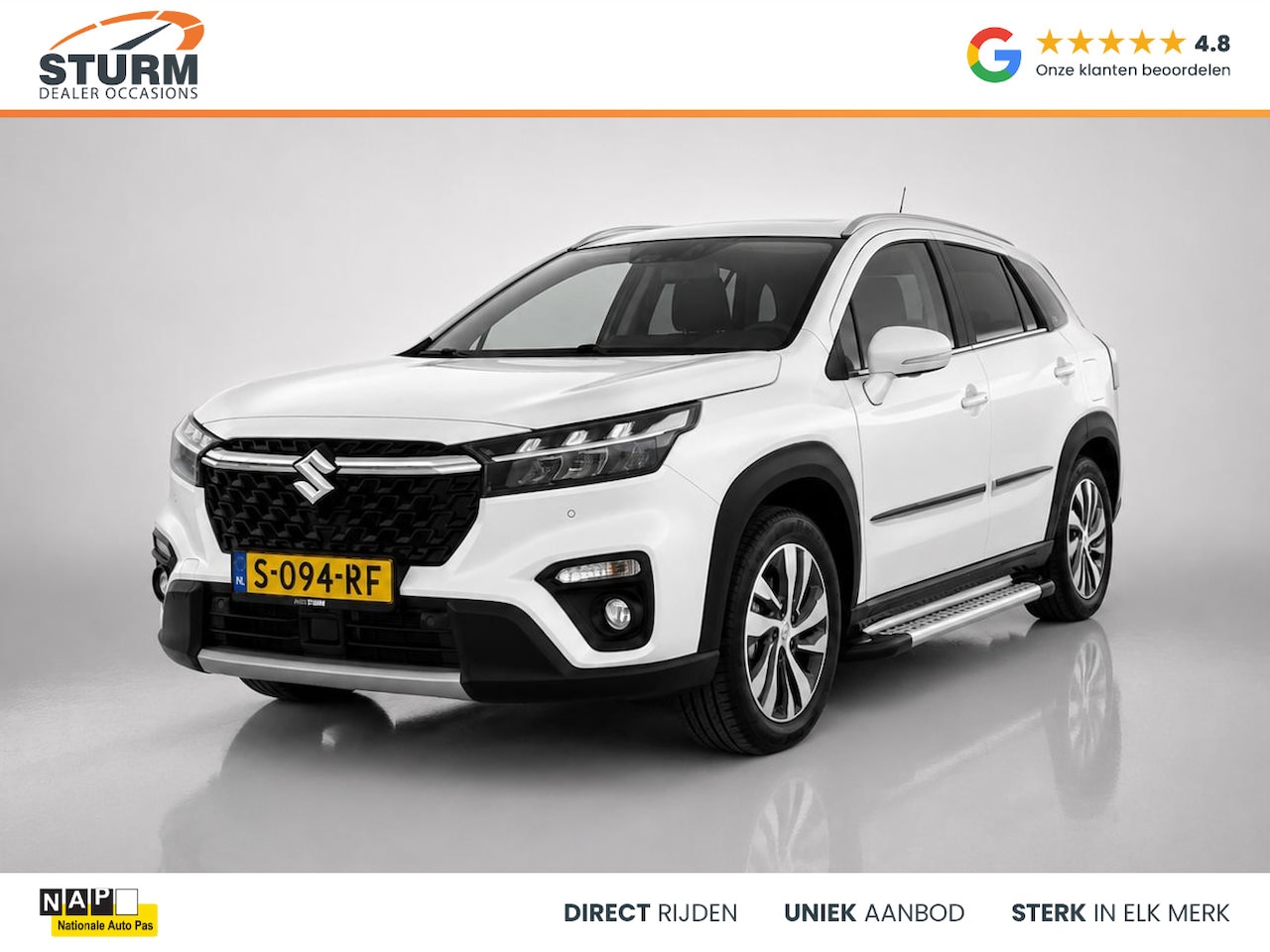 Suzuki S-Cross - 1.5 Hybrid Style Panoramadak + Trekhaak Afneembaar! - AutoWereld.nl
