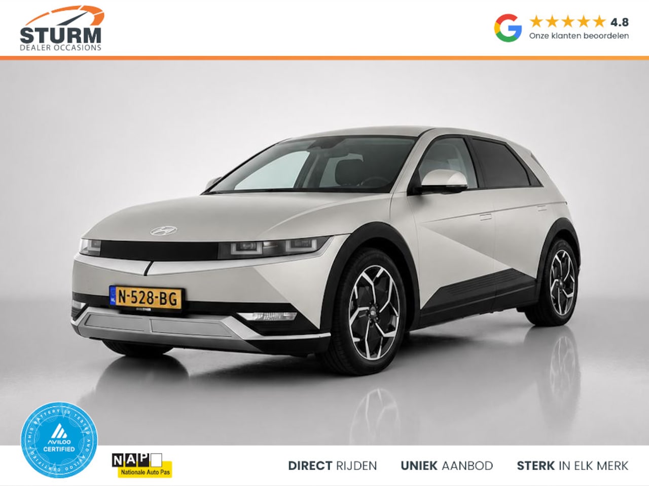 Hyundai IONIQ 5 - Style 73kWh SoH 97% Warmtepomp + Trekhaak! - AutoWereld.nl