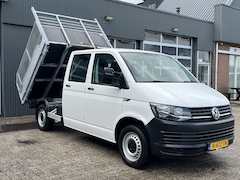 Volkswagen Transporter - 2.0 TDI L2H1 DC Kipper Airco trekhaak 2200kg Trekgewicht 1e eigenaar Dealer onderhouden Te