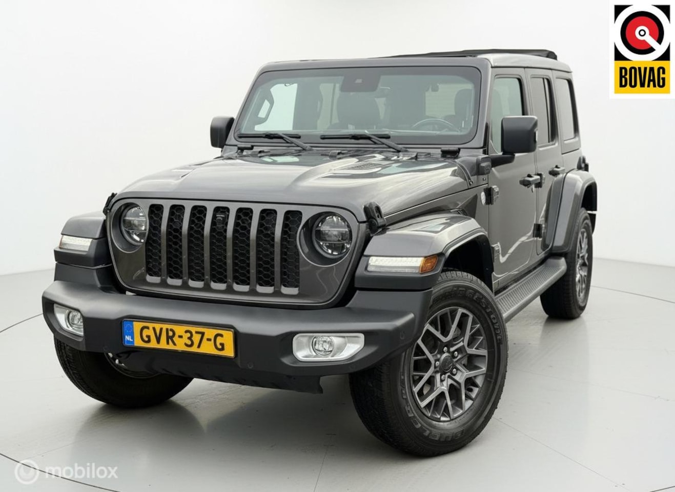 Jeep Wrangler Unlimited - 4xe 380 Sahara CABRIO|LEDER|CAMERA| - AutoWereld.nl