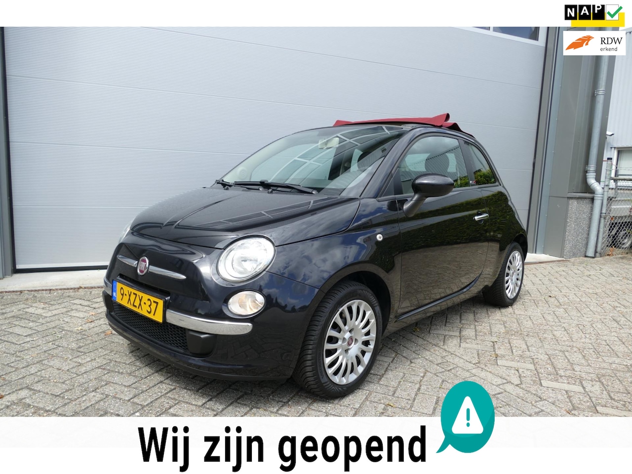 Fiat 500 C - 1.0 TwinAir Pop Cabrio Airco Apk 15-07-2026 - AutoWereld.nl
