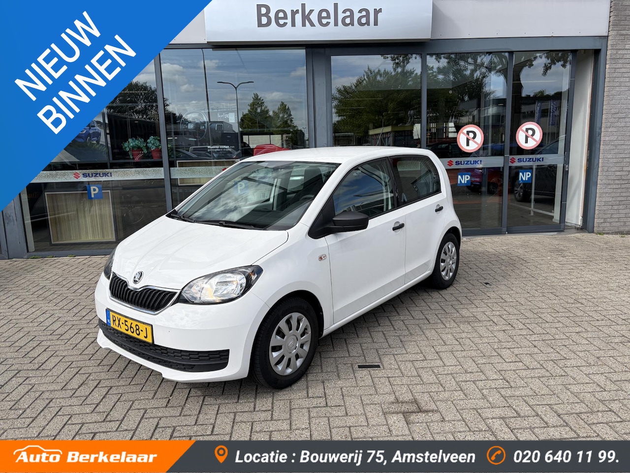 Skoda Citigo - 1.0 Greentech Active | 5 deurs | Weinig kilometers - AutoWereld.nl