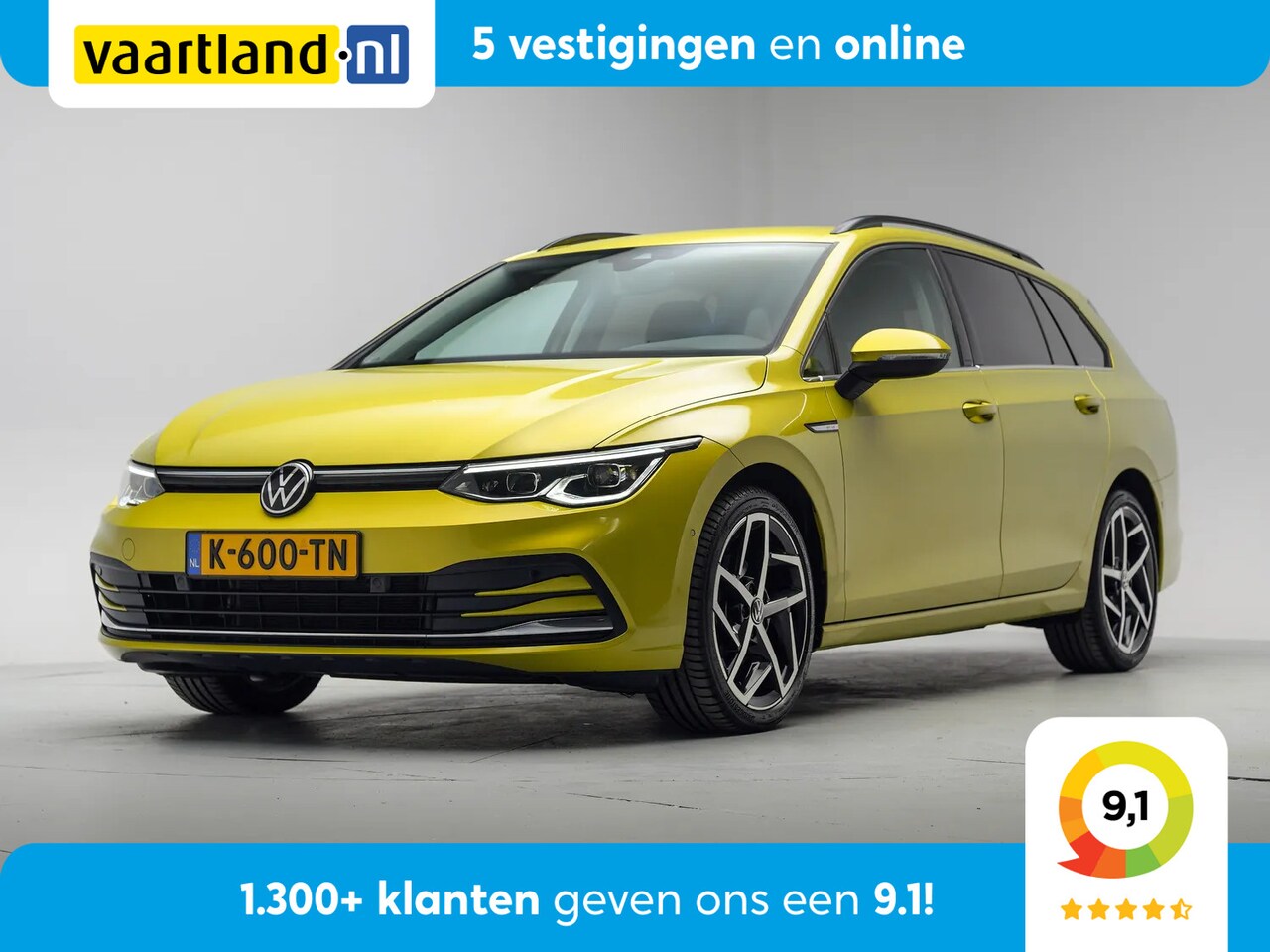 Volkswagen Golf Variant - 1.5 eTSI Style Aut. [ Navi Adapt.cruise Camera Ergo-Stoelen ] - AutoWereld.nl