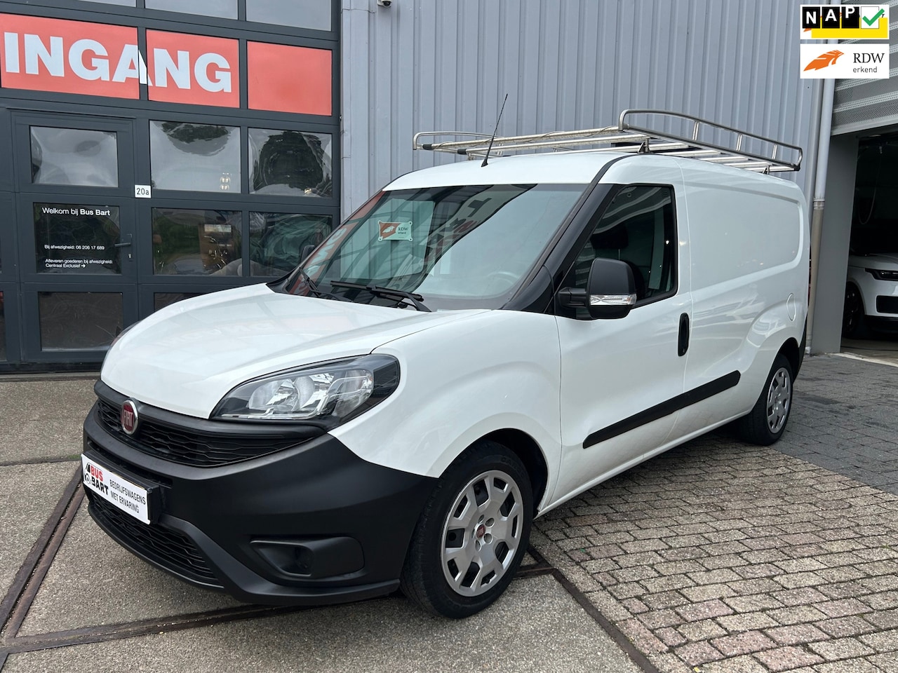 Fiat Doblò Cargo - 1.6 MJ L2H1 Maxi|Euro 6|NL-Auto|Trekhaak|Airco|Cruise Control|3-Pers|Navi - AutoWereld.nl