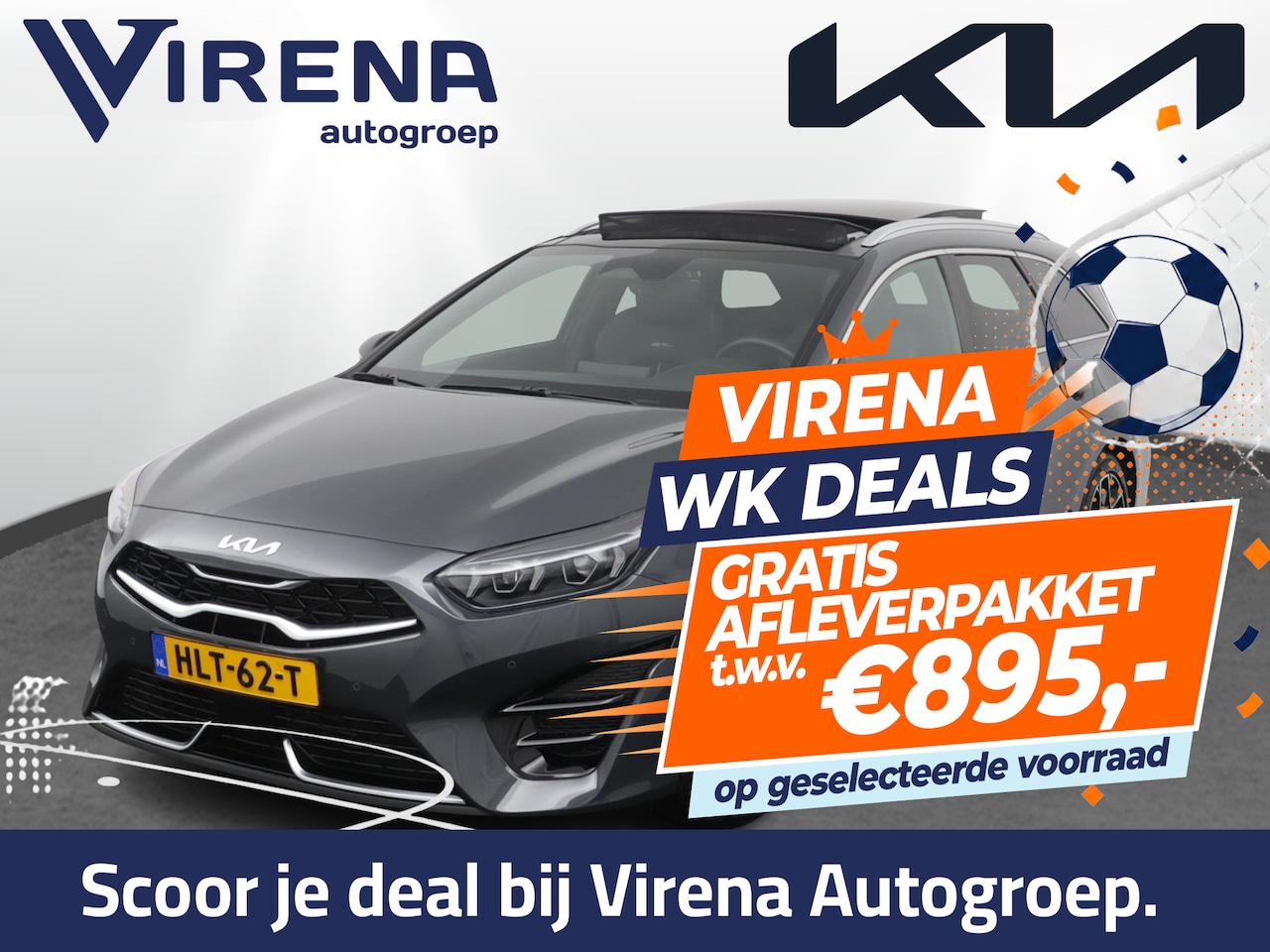 Kia Cee'd Sportswagon - Ceed 1.5 T-GDi GT-Line Automaat - Adaptive Cruise - Schuif/Kanteldak - Navigatie - Stoel/S - AutoWereld.nl