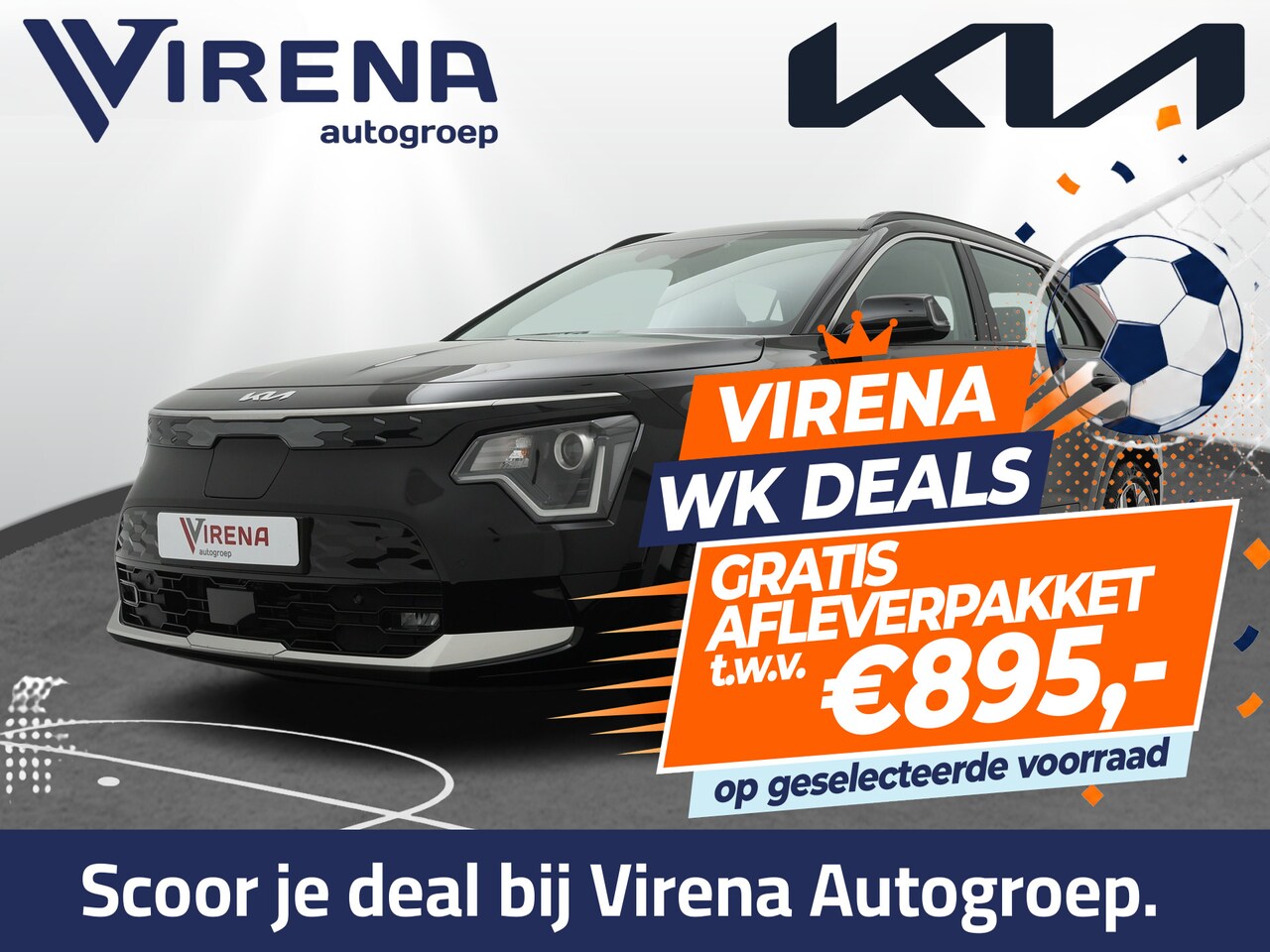 Kia Niro EV - DynamicLine 64.8 kWh - Navigatie - Apple Carplay/Android Auto - Parkeersensoren voor en ac - AutoWereld.nl