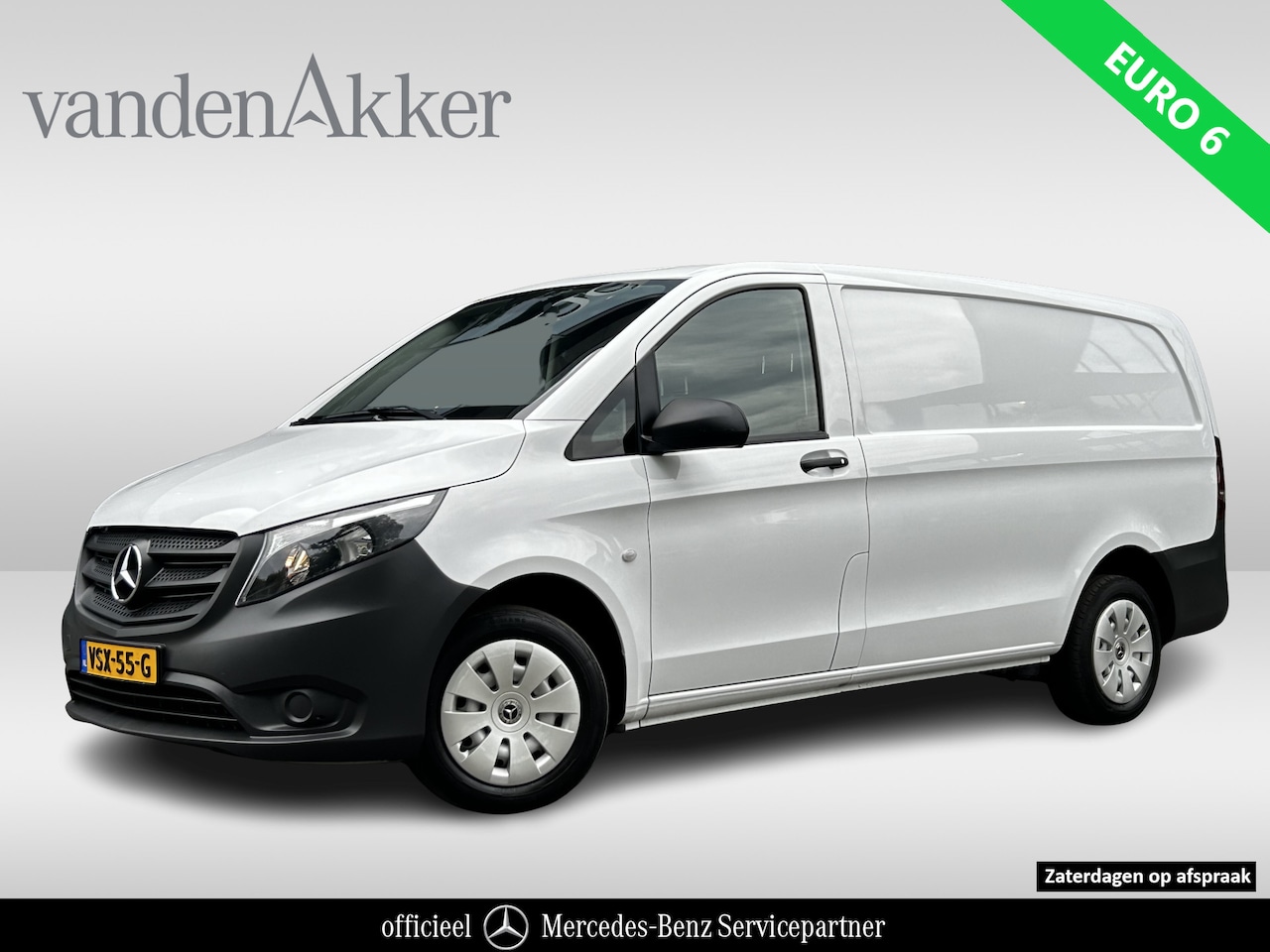Mercedes-Benz Vito - 110 CDI L2 Lang RWD // € 399,- p/mnd // Airco // Achterklep // 12 mnd Garantie // 2.000kg - AutoWereld.nl