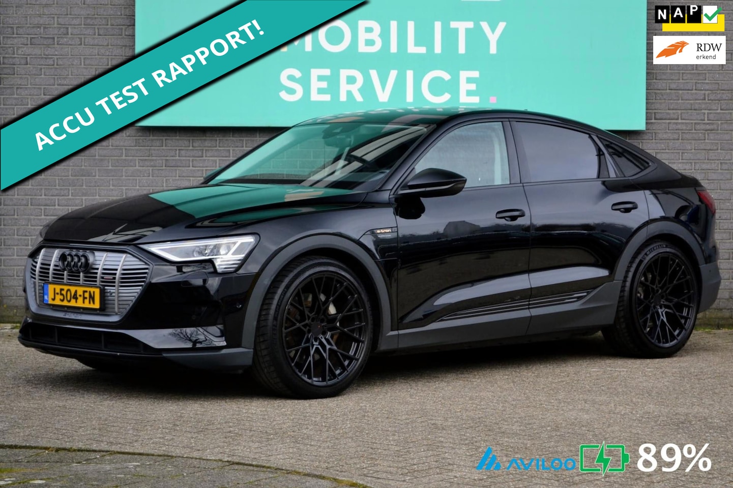 Audi e-tron Sportback - 50 quattro edition 71 kWh SOH89% LED Leder CarPlay Leder Sportstoelen - AutoWereld.nl