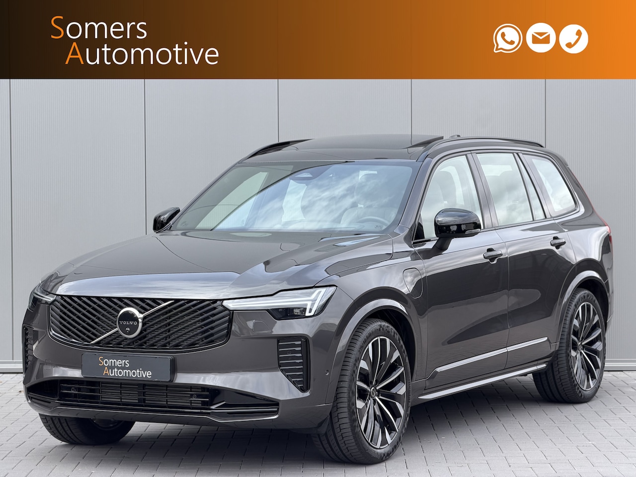 Volvo XC90 - T8 Plug-in hybrid AWD Ultra Dark | Panorama | Luchtvering | B&W | Massage + Ventilatie | A - AutoWereld.nl