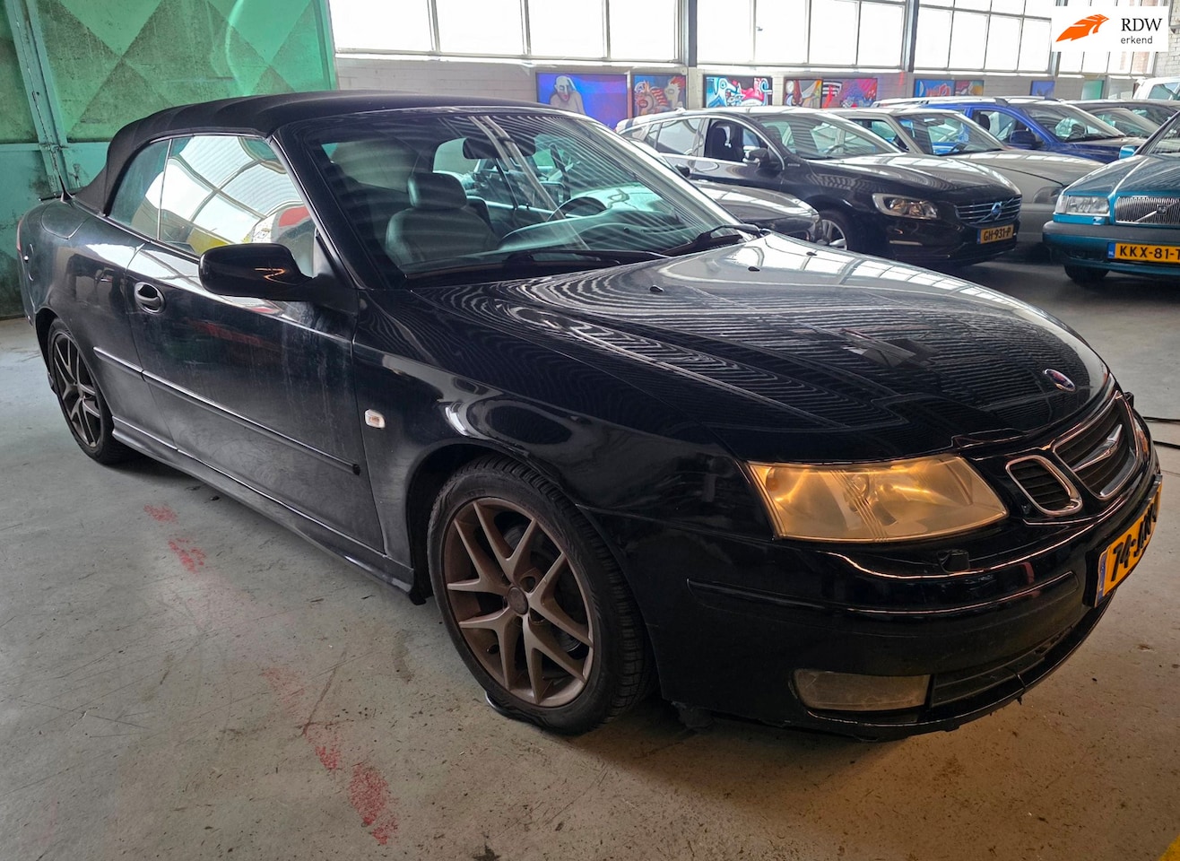 Saab 9-3 Cabrio - 2.0 T Aero 2.0T Aero, automaat, turbo vervangen, bijtelvriendelijk! - AutoWereld.nl