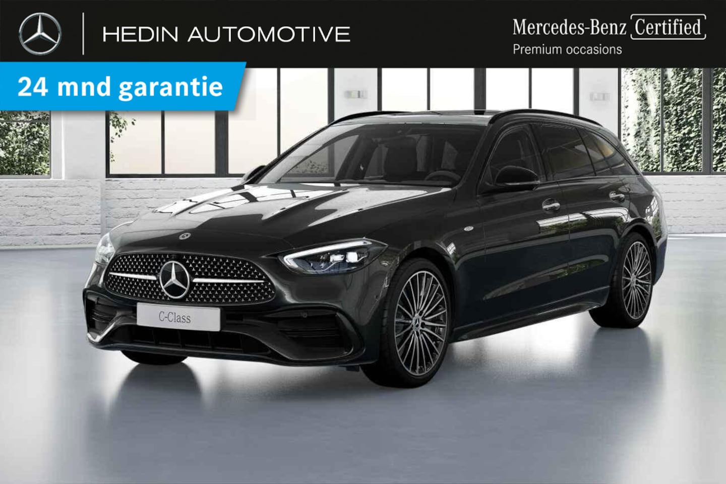 Mercedes-Benz C-klasse Estate - C 300e Automaat Business Solution AMG | Comfortpakket Plus | Nightpakket | Trekhaak - AutoWereld.nl