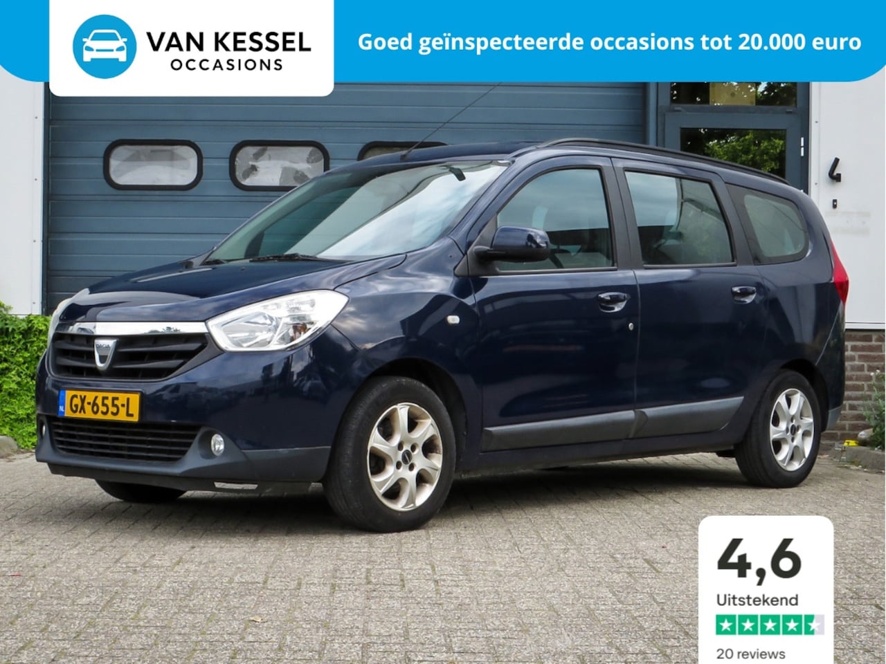 Dacia Lodgy - 1.2 TCe Lauréate 5p. | Airco | Nav | 1e eigenaar - AutoWereld.nl