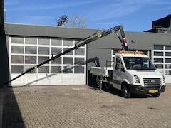 Volkswagen Crafter - 35 2.5 TDI L2 HIAB 035 laadkraan Trekhaak 3000kg trekgewicht Airco Tachograaf Pto Openlaad