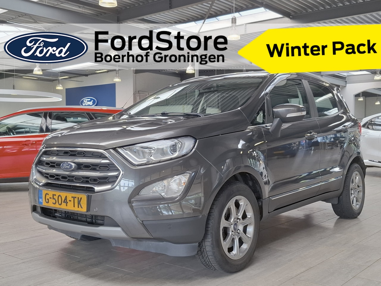 Ford EcoSport - EcoBoost 125pk Titanium | Trekhaak | Winterpack | Camera | Dodehoek detectie | Cruise | 1/ - AutoWereld.nl