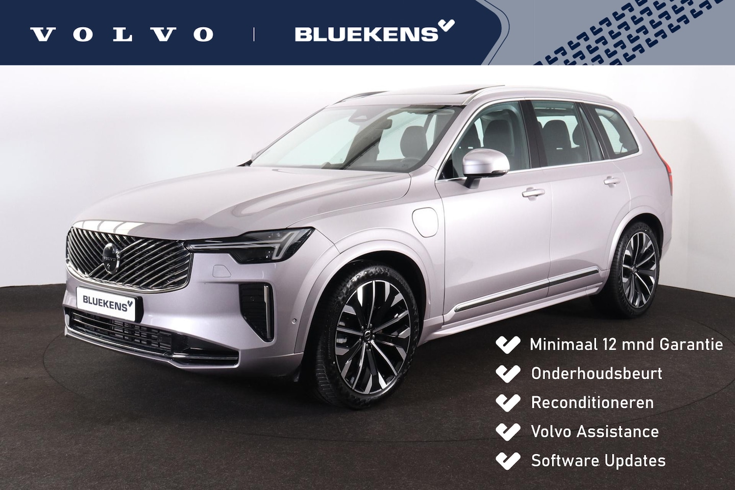 Volvo XC90 - T8 Recharge AWD Ultra Bright - Luchtvering - Panorama/schuifdak - IntelliSafe Assist & Sur - AutoWereld.nl