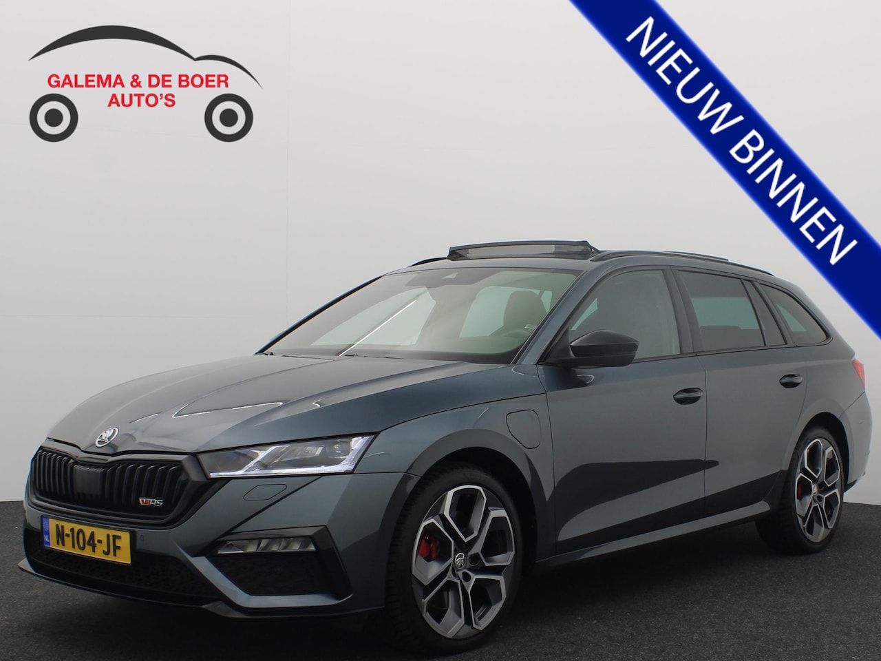 Skoda Octavia Combi - 1.4 TSI RS iV PHEV Business AUTOMAAT / PANORAMADAK / FULL LED / KEYLESS / STOELVERW / STUU - AutoWereld.nl