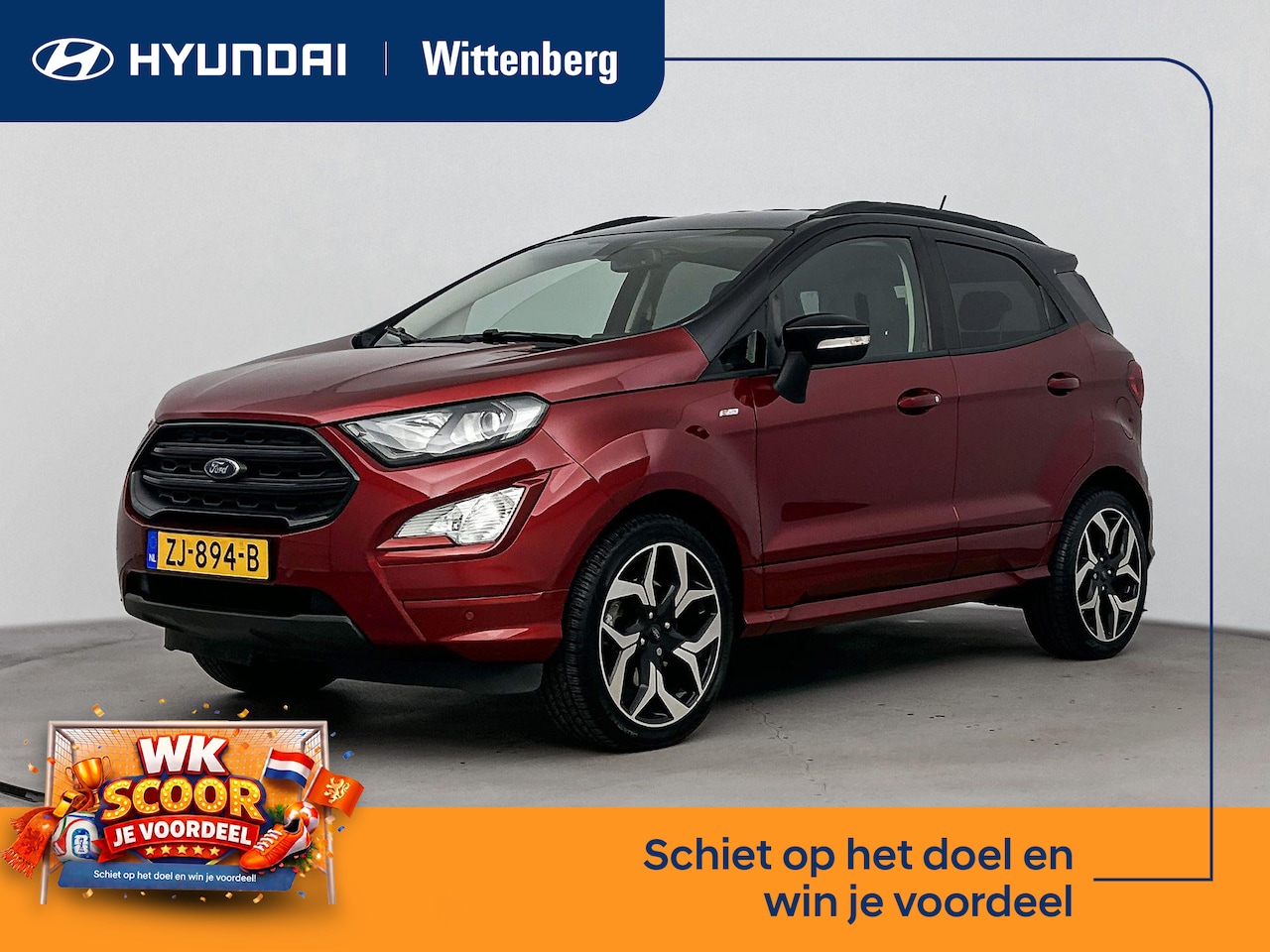 Ford EcoSport - 1.0 EcoBoost ST-Line | Navigatie | Camera | Trekhaak | Parkeersensoren | - AutoWereld.nl