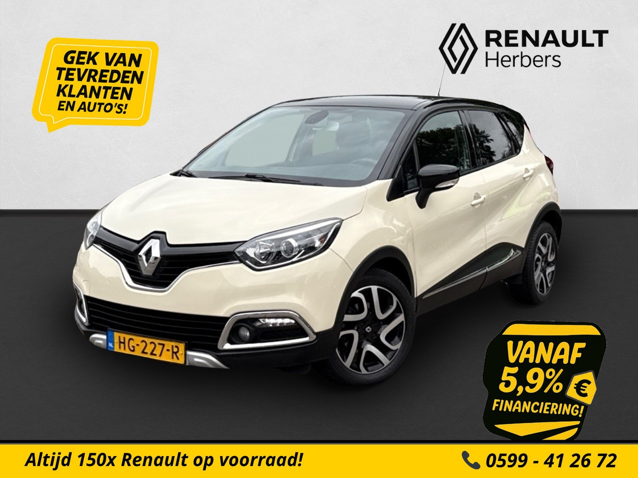 Renault Captur - 1.2 TCe Xmod EDC AUTOMAAT / CAMERA / STOELVERW. / TREKHAAK / CRUISE / NAVI - AutoWereld.nl
