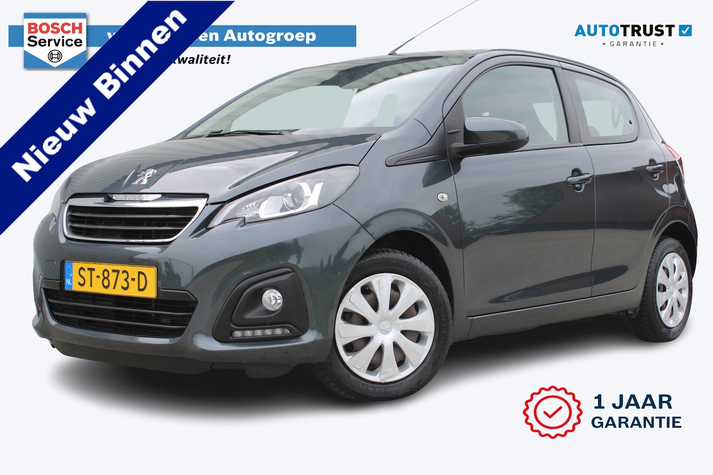 Peugeot 108 - 1.0 e-VTi Active | Incl. 12 maanden garantie | Bluetooth | Airco | Radio | Recent onderhou - AutoWereld.nl