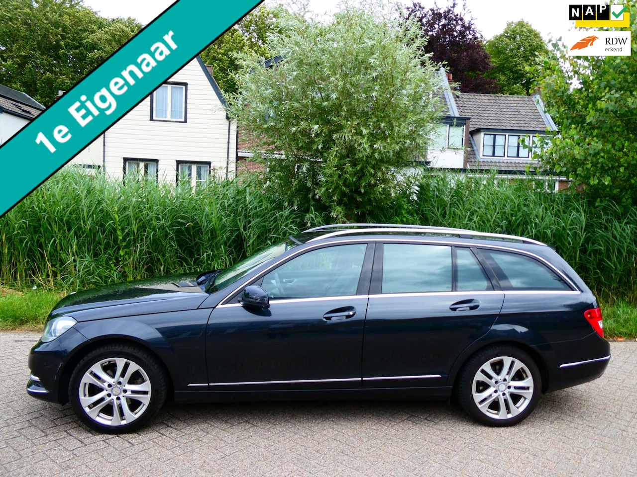 Mercedes-Benz C-klasse Estate - 180 Automaat 156pk 1e eig. LED Navi Xenon - AutoWereld.nl