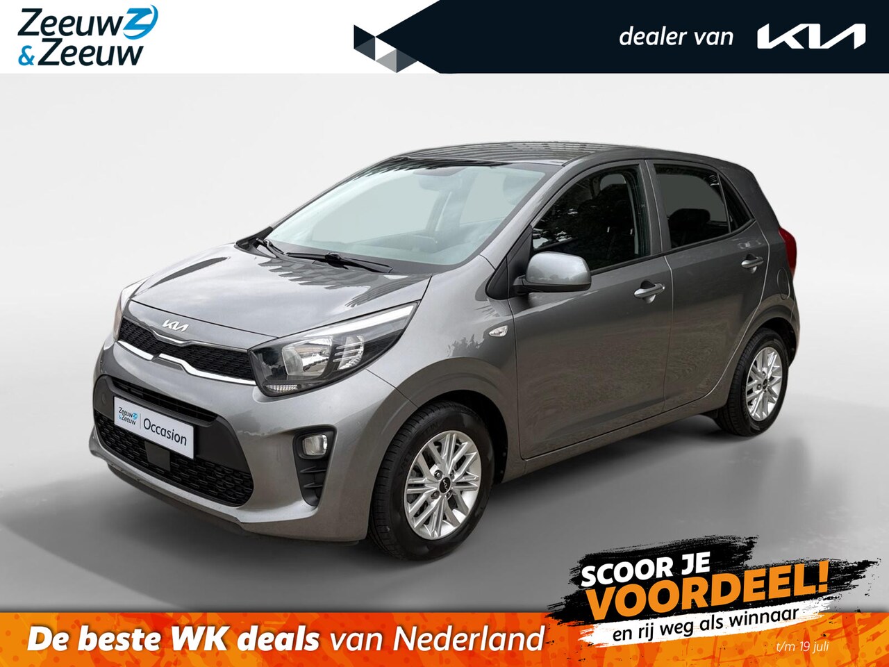 Kia Picanto - 1.0 DPi DynamicLine APPLE CAR PLAY | ACHTERUITRIJCAMERA | CRUISE CONTROL | RESTERENDE FABR - AutoWereld.nl
