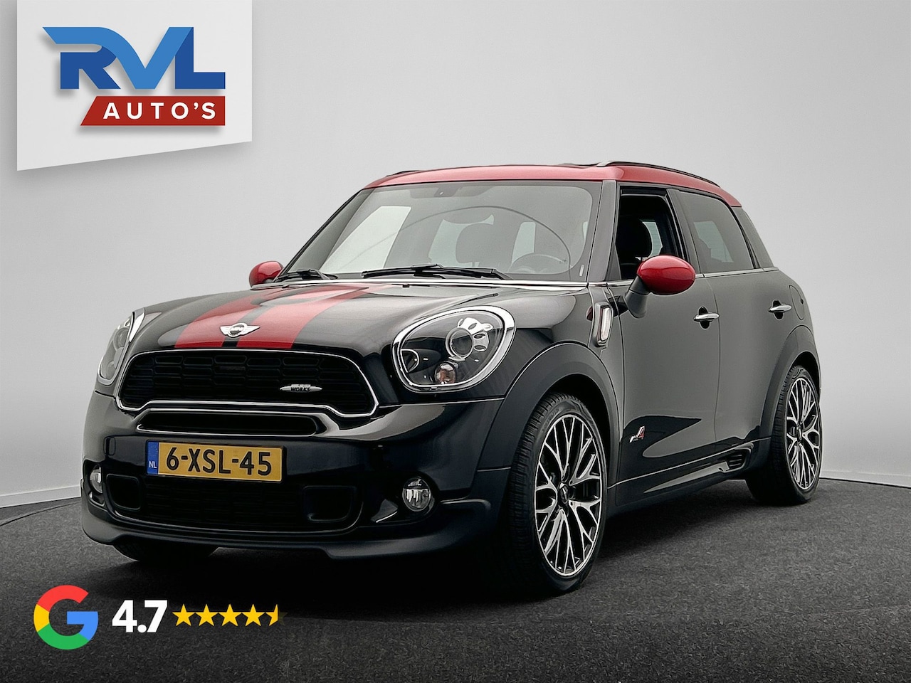 MINI Countryman - 1.6 John Cooper Works ALL4 Chili | Panoramadak | Leder | Cruise/Control | Navigatie | H/K - AutoWereld.nl