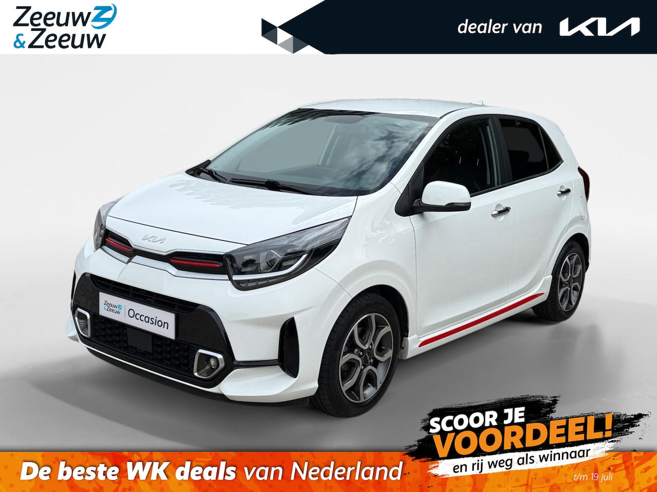 Kia Picanto - 1.0 DPi GT-Line DEALER ONDERHOUDEN | RESTERENDE FABRIEKSGARANTIE TM 2032 | CLIMATE CONTROL - AutoWereld.nl