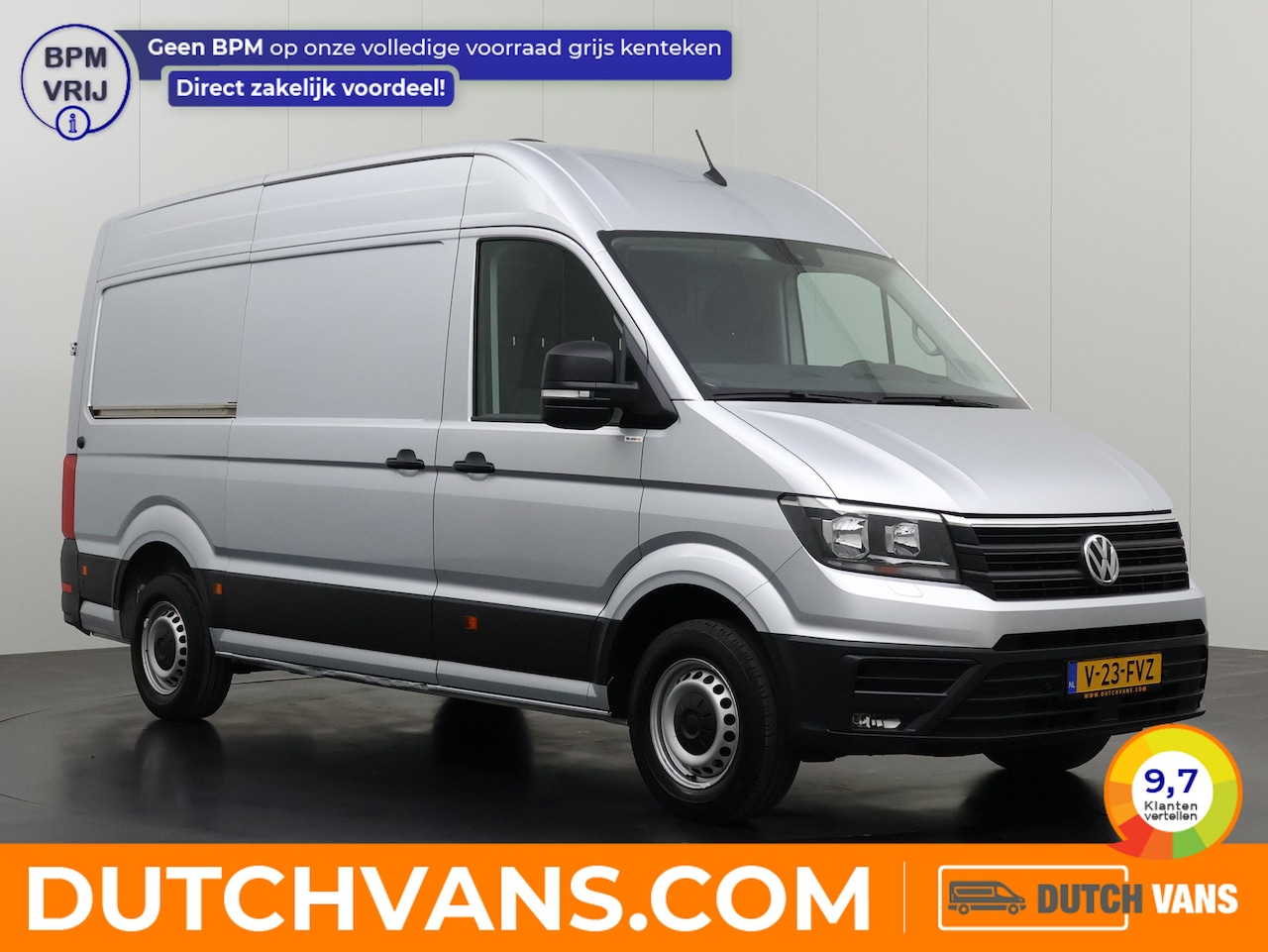 Volkswagen Crafter - 2.0TDI 177PK Automaat L3H3 Comfortline | Navigatie | Camera | Airco | Cruise | 3-Zits - AutoWereld.nl