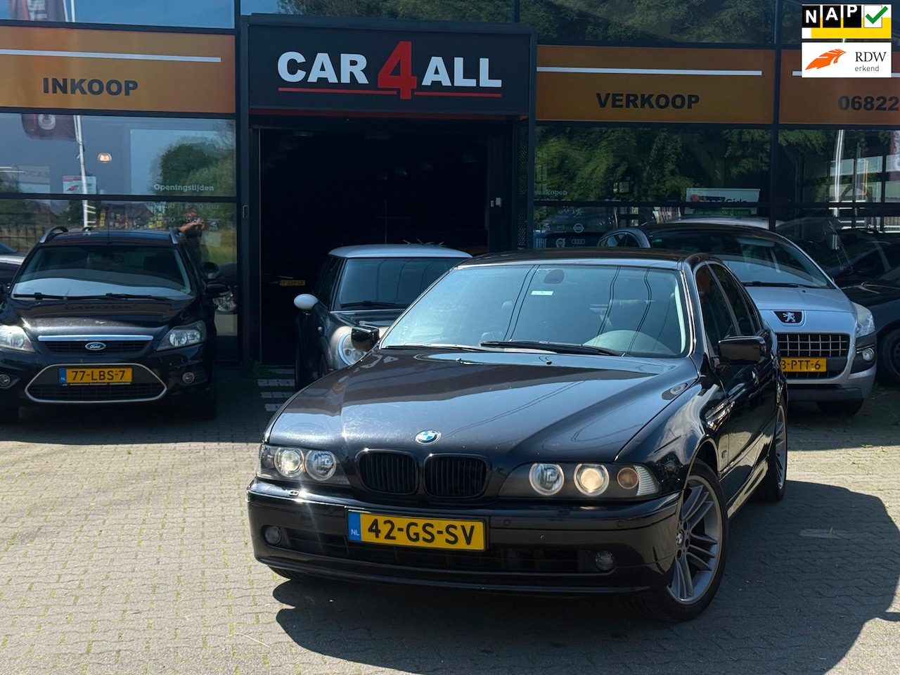 BMW 5-serie - 530i Executive LEDER/XENON/STLVRM/PDC/RIJDT PERFECT/INJECTOREN VERVANGEN - AutoWereld.nl