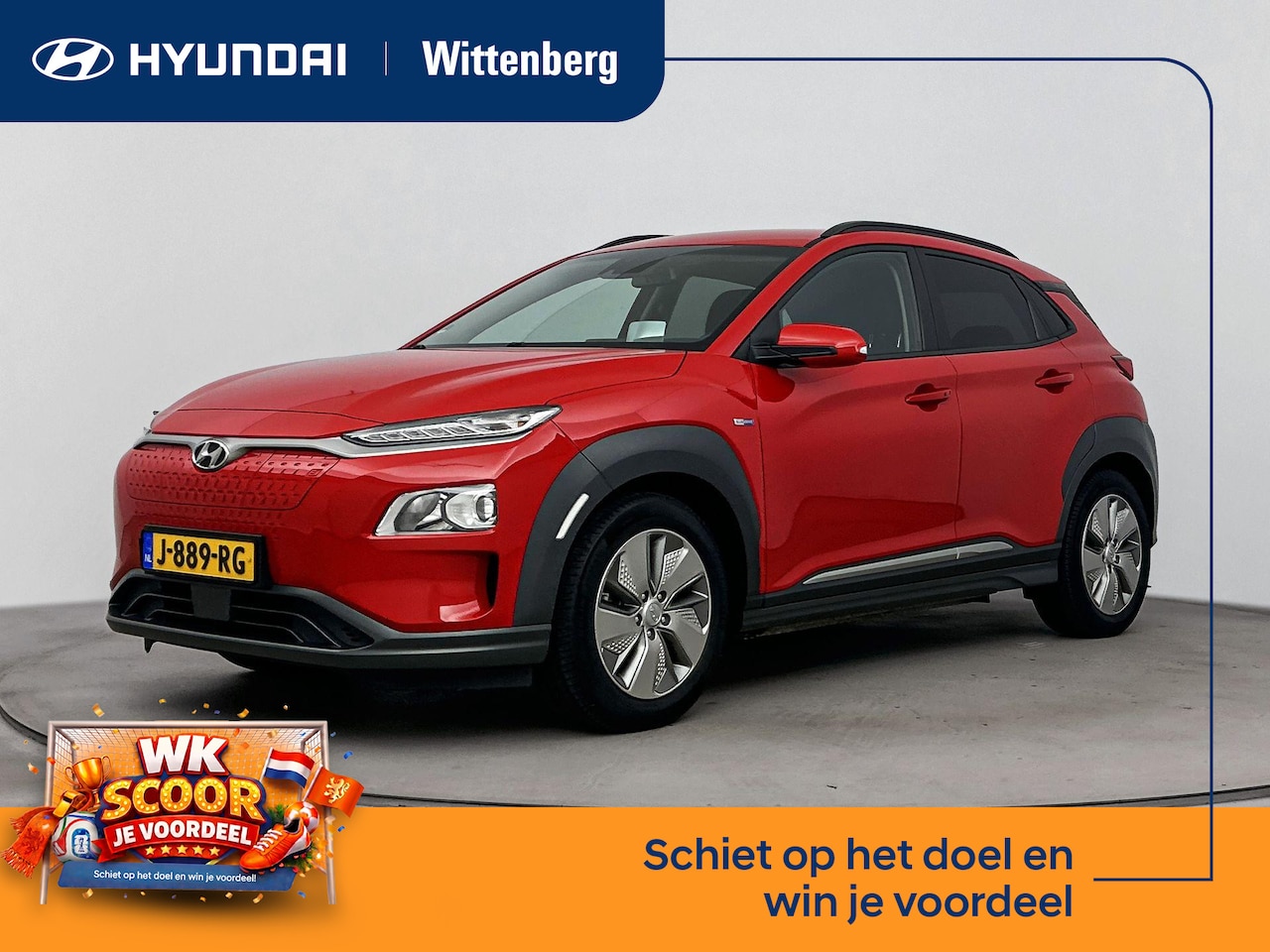 Hyundai Kona Electric - EV FASHION 64 kWh | SoH 96,2%! | TREKHAAK | DODEHOEK DETECTIE | PDC | 3 FASEN | WARMTEPOMP - AutoWereld.nl