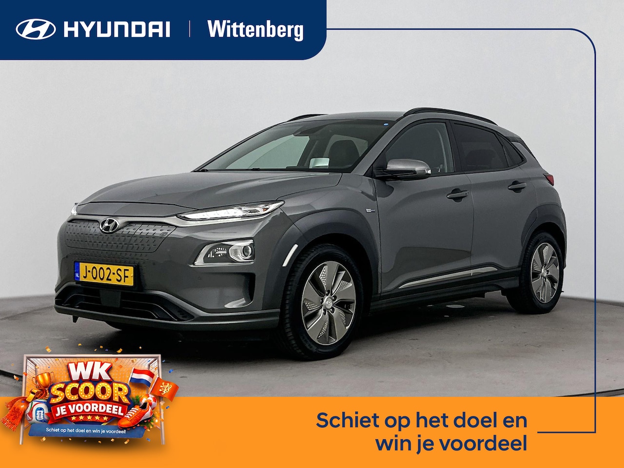 Hyundai Kona Electric - EV PREMIUM 64 kWh <| SoH 95,4% | 3- FASE | NAVI | CLIMA | ADAPT. CRUISE | CAMERA | HUD | L - AutoWereld.nl