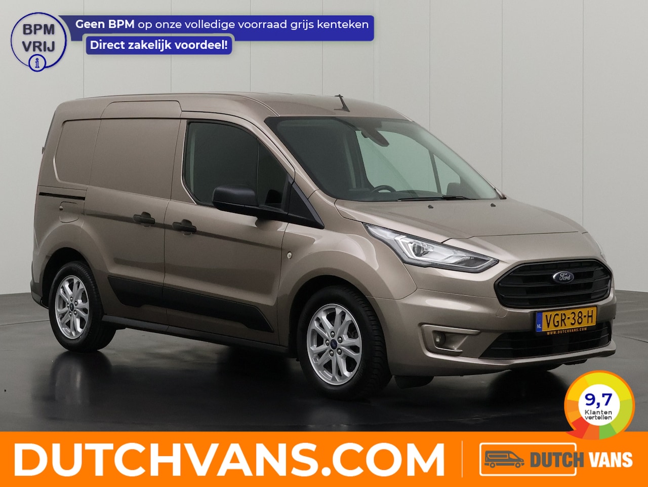 Ford Transit Connect - 1.5EcoBlue 120PK Automaat | 3-Zits | Navigatie | Camera | Trekhaak - AutoWereld.nl