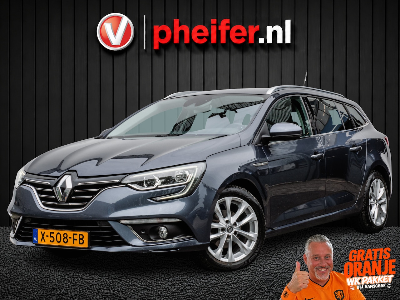 Renault Mégane Estate - 1.2 TCe Aut. Edition Trekhaak/ Camera/ Adapt. cruise/ Blindspot/ DAB/ Half lederen int. - AutoWereld.nl