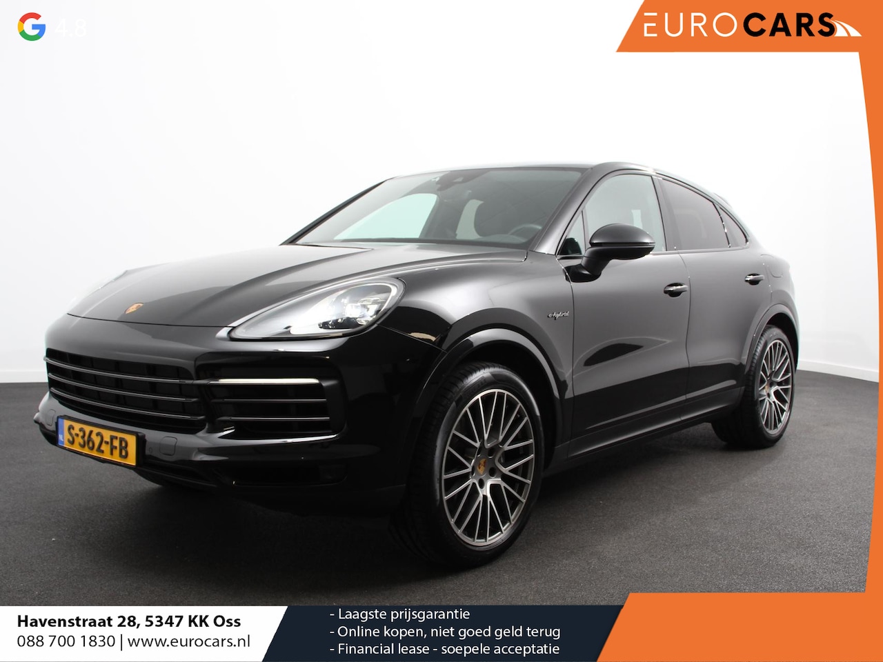 Porsche Cayenne Coupé - 3.0 E-Hybrid 476pk Platinum Edition Leder Panorama dak Luchtvering Comfortstoelen Electris - AutoWereld.nl