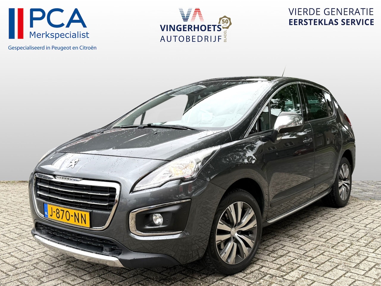 Peugeot 3008 - 1.6 Benzine 165 Pk Superluxe Allure * Automaat * * Navigatie * Panoramadak * 1/2 Lederen I - AutoWereld.nl