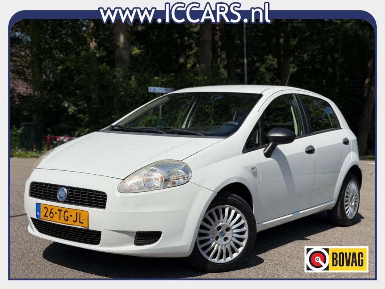 Fiat Grande Punto - 1.4 Dynamic - Airco - 5 deurs - Zeer netjes !!! - AutoWereld.nl