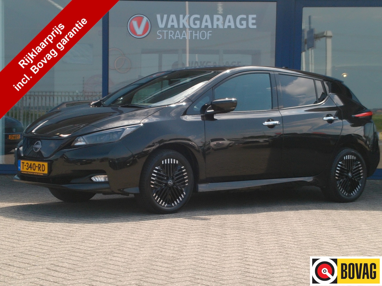 Nissan LEAF - e+ Tekna 62 kWh e+ Tekna 62 kWh, SOH 90.8% / Trekhaak / BOSE / Leder / Camera 360 / Stoel + stuurverwarmin - AutoWereld.nl