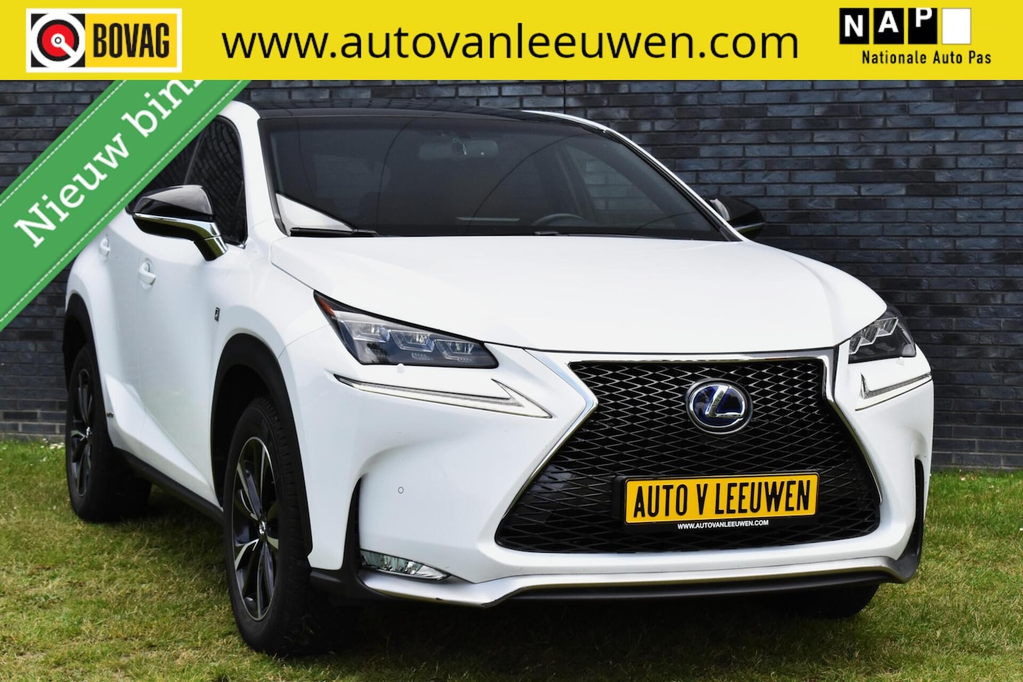 Lexus NX - 300h AWD E-Four F Sport PANORAMADAK/VOL LEDER/LED/ACC/ETC.! - AutoWereld.nl