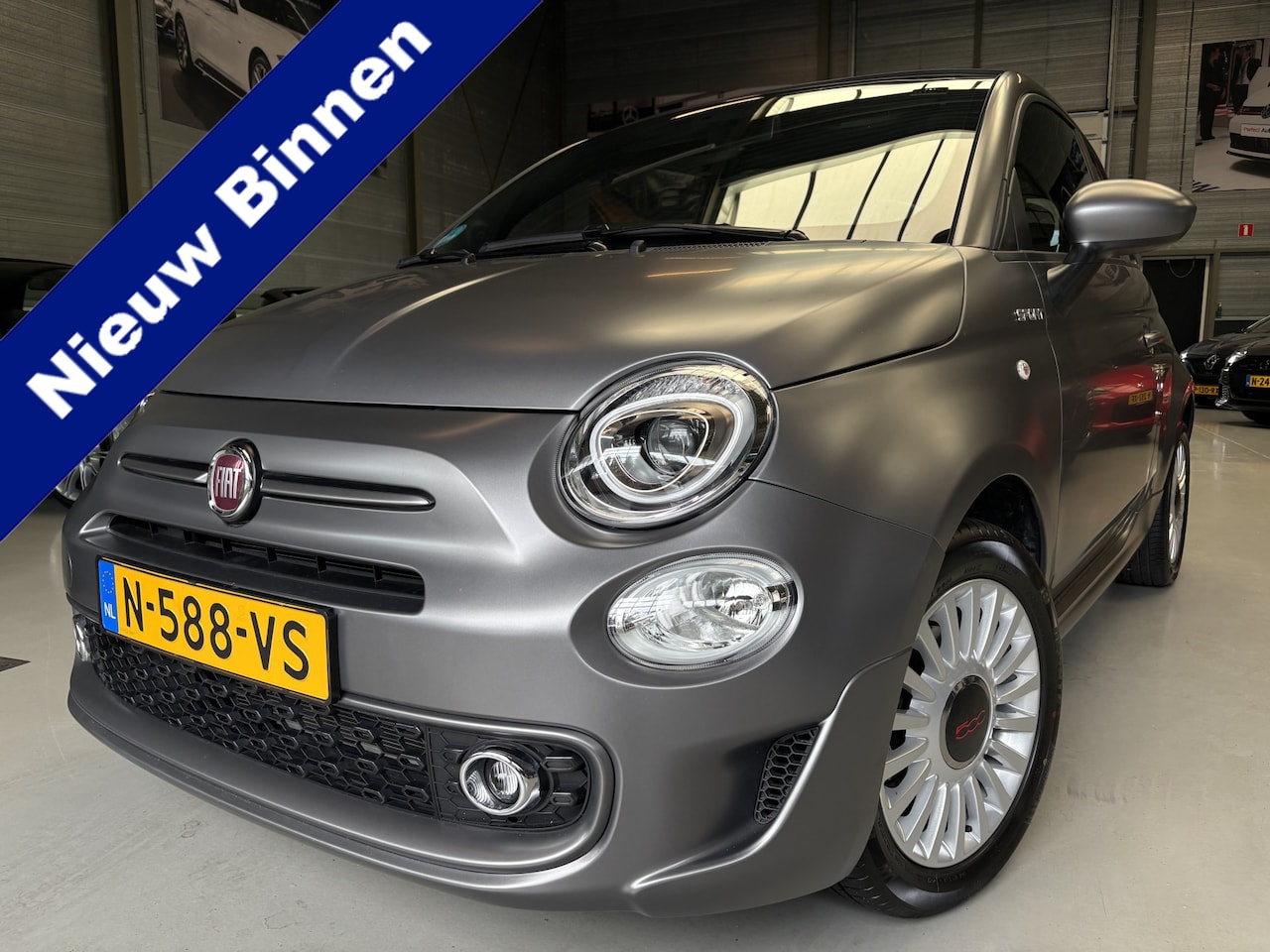 Fiat 500 C - 1.0 Hybrid Sport Cabrio, Cruise, Carplay - AutoWereld.nl