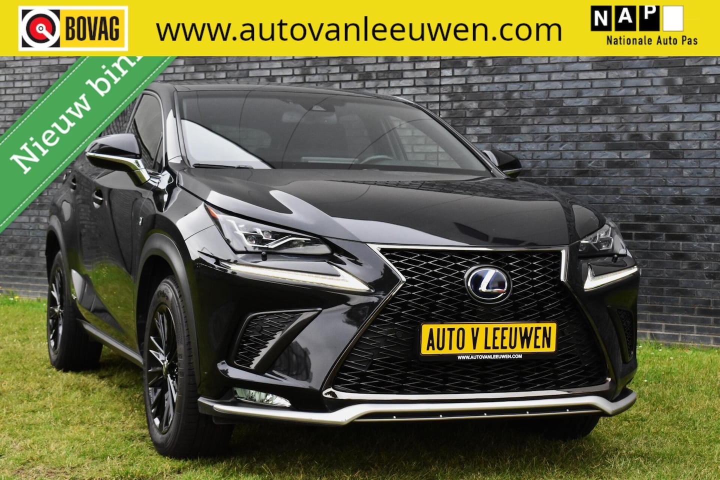 Lexus NX - 300h AWD E-Four F Sport MATRIX/LED/CAMERA/PANORAMADAK/VOL LEDER/LED/ACC/ETC.! - AutoWereld.nl
