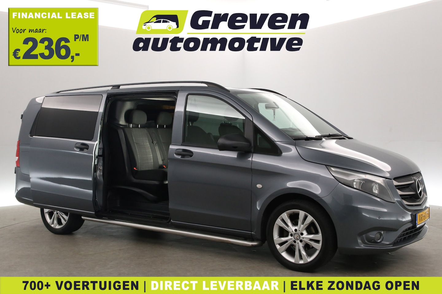 Mercedes-Benz Vito - 114 CDI Extra Lang | Dubbele Cabine | Automaat | Clima | Camera | Cruise | Trekhaak | Navi - AutoWereld.nl