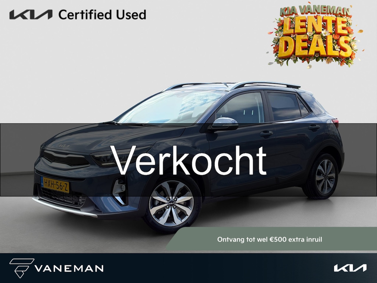 Kia Stonic - 1.0 T-GDi MHEV DynamicPlusLine Stoel- en stuurverwarming | Cruise | Navi | Privacy Glass | - AutoWereld.nl