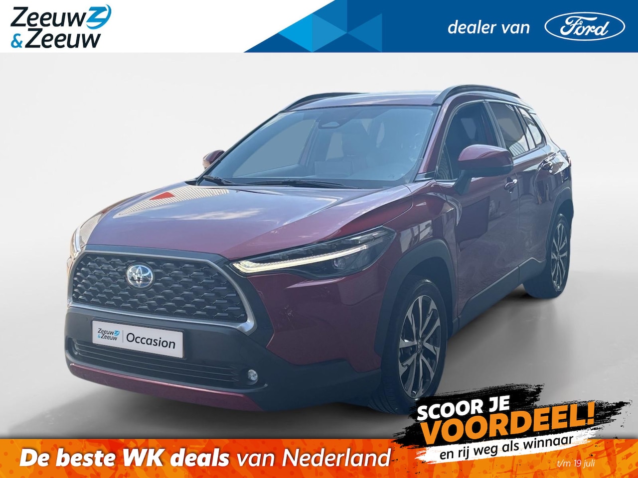 Toyota Corolla Cross - 2.0 High Power Hybrid First Edition | Trekhaak | Stoelverwarming | Dodehoekdetectie | Park - AutoWereld.nl