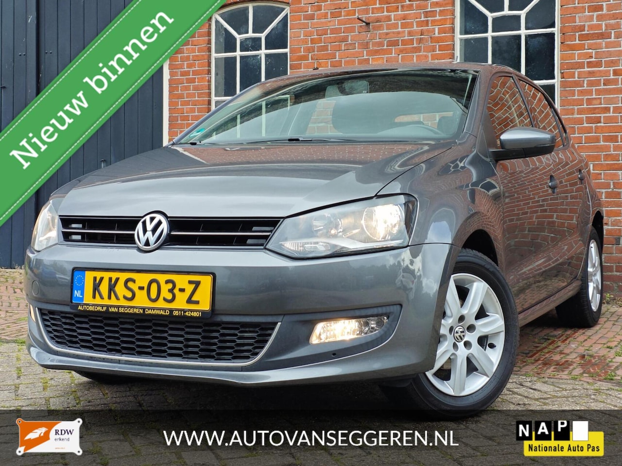 Volkswagen Polo - 1.2 TSI - Garantie / Cruise / Clima / Stoelv. - AutoWereld.nl