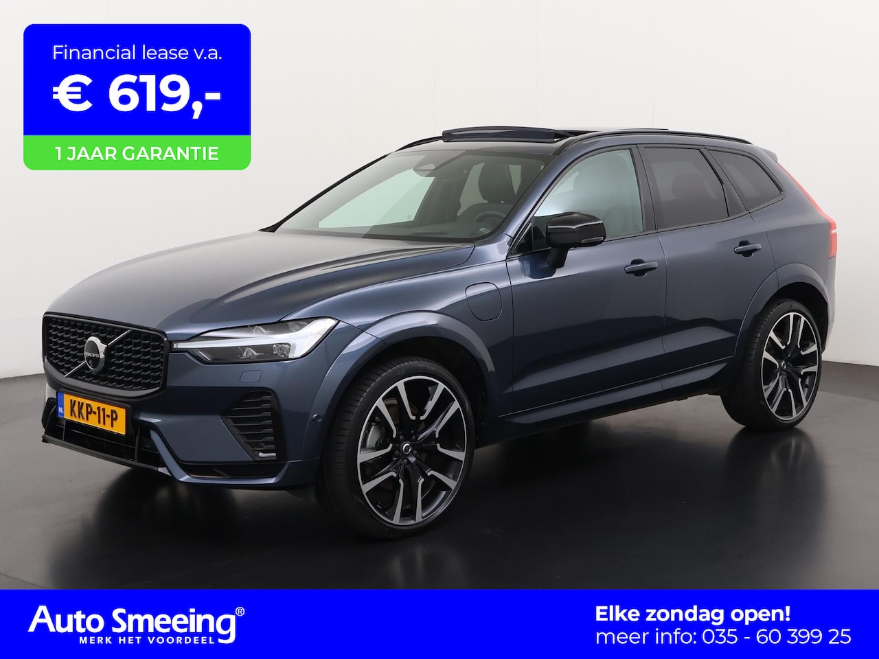 Volvo XC60 - 2.0 T6 Plug-in hybrid AWD Ultimate Dark |  Luchtvering | Panoramadak | Zondag Open! - AutoWereld.nl