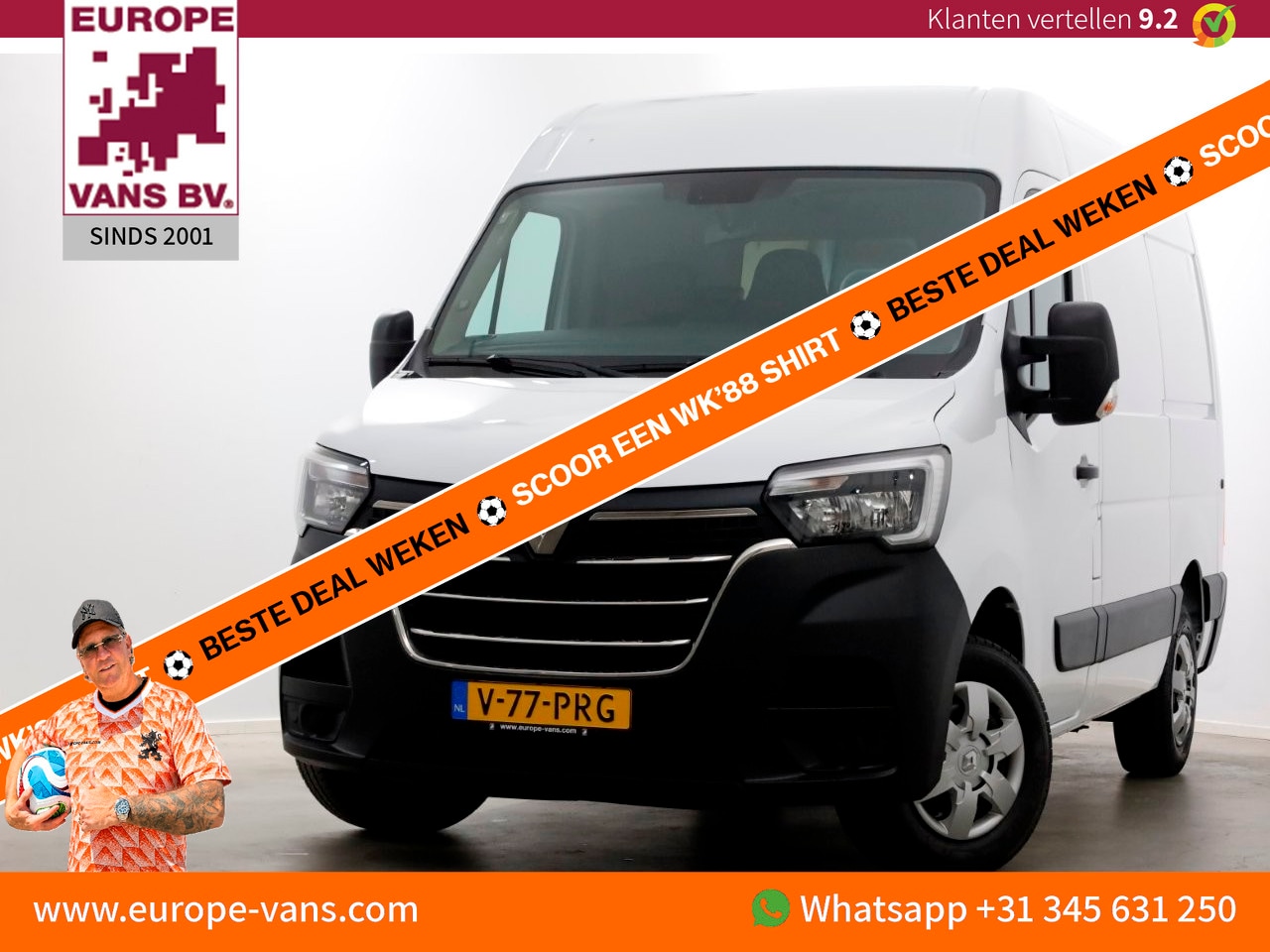Renault Master - T35 2.3 dCi 135pk L1H2 Comfort Airco/Camera/Carplay 01-2022 - AutoWereld.nl
