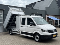 Volkswagen Crafter - 35 2.0 TDI L4 DC 140pk Airco Cruise controle Trekhaak 3000kg trekgewicht Kipper 6-Persoons